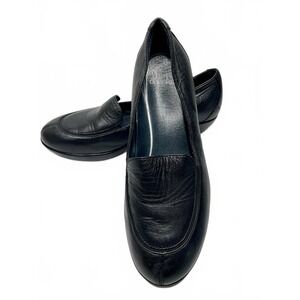 DANSKO Black Leather Loafers Wm 39 Business‎ Travel Neutral Basic Comfortable